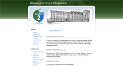 Desktop Screenshot of gim2.chojnice24.pl